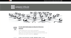 Desktop Screenshot of company-infos.de